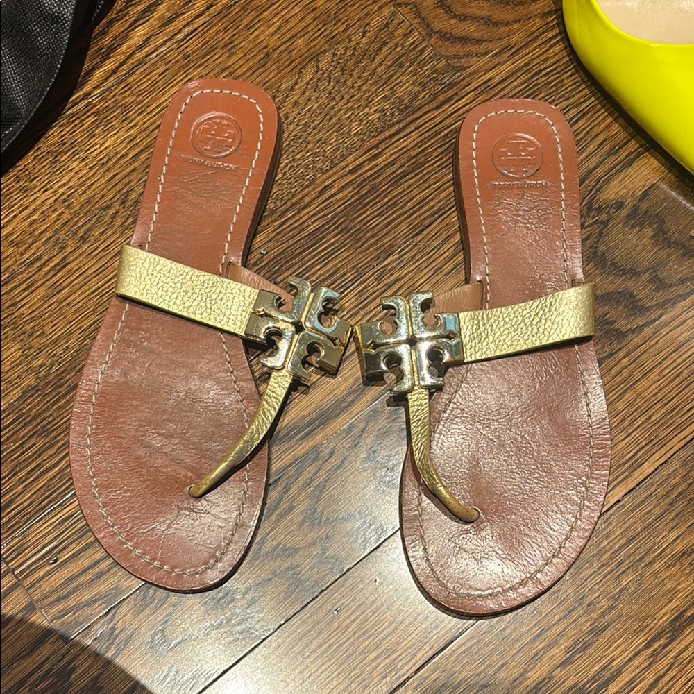 Tory Burch Gold Women's Sandals